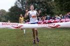 Robbie Farnham-Rose bring Tonbridge AC to victory in the junior mens National Cross Country Relays, Berry Hill Park, Mansfield. Photo: David T. Hewitson/Sports for All Pics
